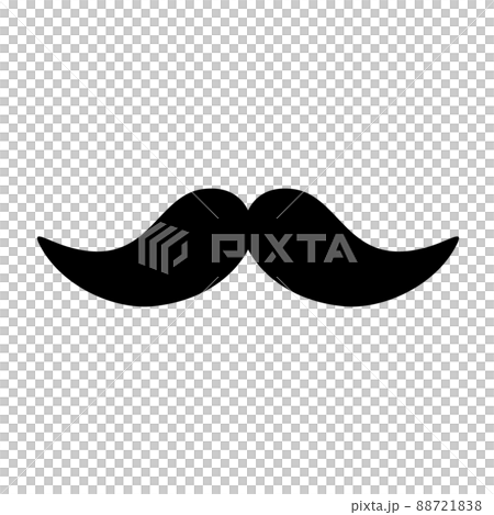 つけ髭のアイコン。ハロウィンの仮装用のつけ髭。 88721838