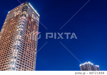 【東京の都市風景】芝浦周辺の都市夜景 【東京の都市風景】芝浦周辺の都市夜景 88721898