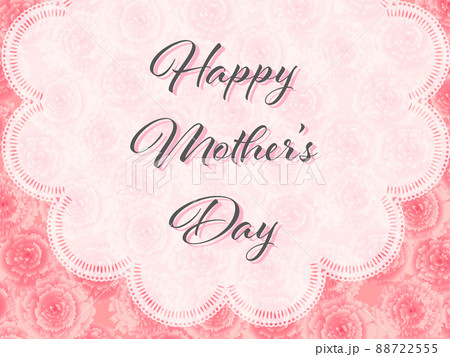 母の日 Happy Mather’s Day メッセージカード ピンクのカーネーション 母の日 Happy Mather’s Day メッセージカード ピンクのカーネーション 88722555