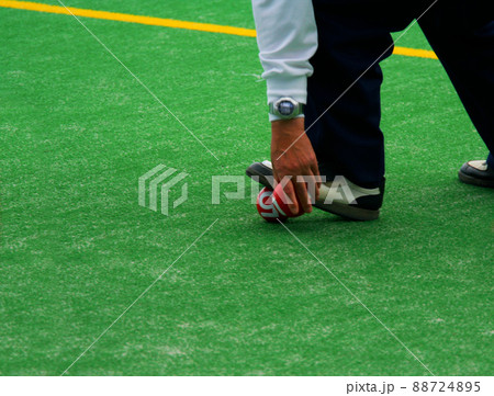 老人のスポーツ　ゲートボール 88724895