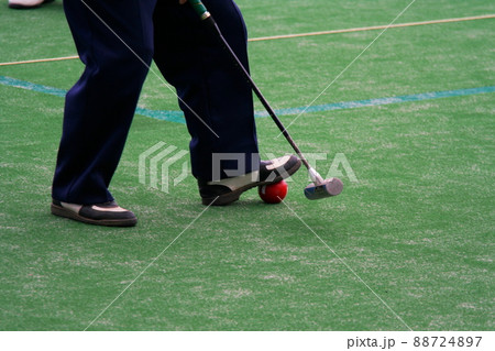 老人のスポーツ ゲートボール 老人のスポーツ ゲートボール 88724897