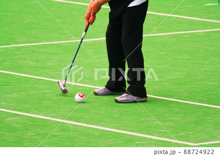 老人のスポーツ　ゲートボール 88724922