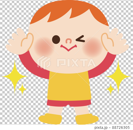 一個男孩的插圖 88726305