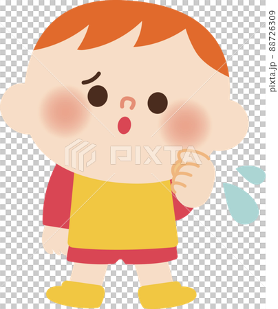 一個陷入困境的男孩的插圖 88726309