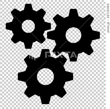 Illustration of the inside of a machine where gears rotate in conjunction Illustration of the inside of a machine where gears rotate in conjunction 88726469