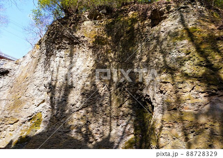 子ノ神の滝　ジオパーク秩父　ジオサイト　秩父市指定名勝 88728329