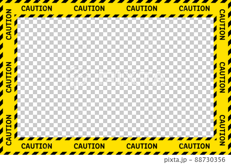 Safety striped tape frame 88730356