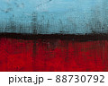 Red and blue grunge colored texture background. 88730792