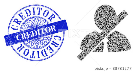 Rubber Creditor Badge and Triangle Frorbidden Clerk Mosaic Rubber Creditor Badge and Triangle Frorbidden Clerk Mosaic 88731277