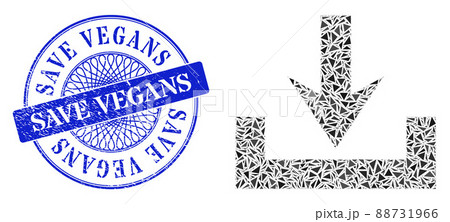 Rubber Save Vegans Stamp and Triangle Downloads Mosaic Rubber Save Vegans Stamp and Triangle Downloads Mosaic 88731966