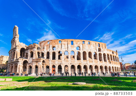 ローマ　世界遺産　コロッセオ 88733503