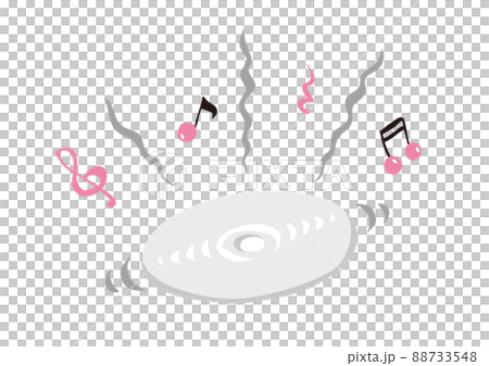 デザインの小ネタ 激レア! かわいいCDと音符のイラスト デザインの小ネタ 激レア! かわいいCDと音符のイラスト 88733548