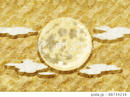 金地に月 88734216