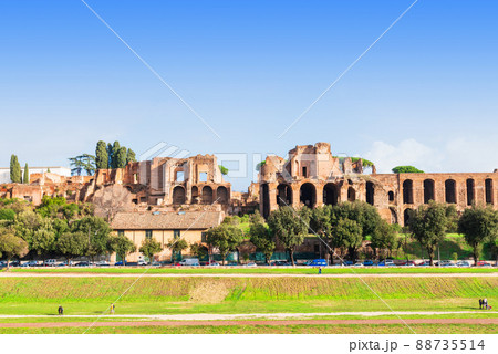 ローマ　世界遺産　パラティーノの丘 88735514