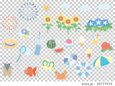 Illustration of summer Illustration of summer 88737459