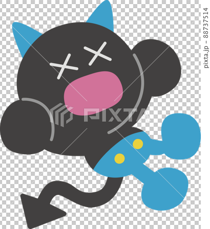 やられる菌のイラスト 88737514