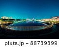 富山環水公園の夜景 富山環水公園の夜景 88739399