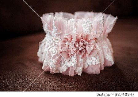 Newlyweds morning. Wedding accessories 88740547