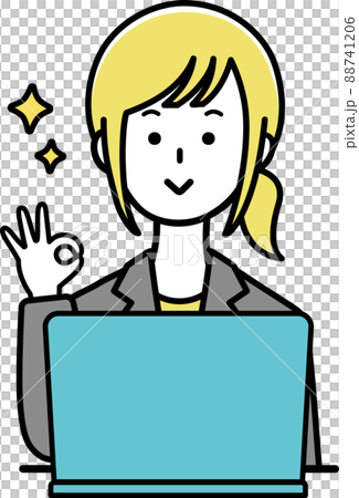 PC OK pose business suit female line available PC OK pose business suit female line available 88741206