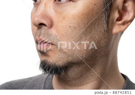 二重あごのミドル男性 加齢 たるみ フェイスライン アンチエイジング 二重あごのミドル男性 加齢 たるみ フェイスライン アンチエイジング 88742851