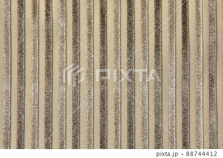Beige Velvet Fabric Texture Background close up vertical Direction of Threads 88744412