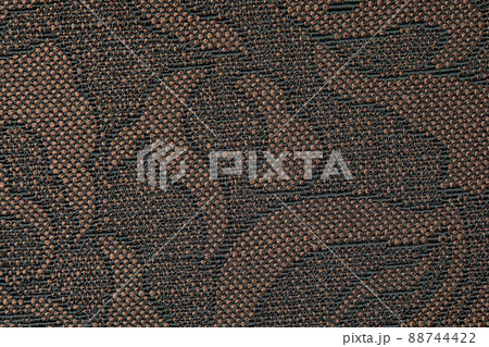 Floral old retro vintage ornament fabric in brown color on background. Cute ornament floral pattern. Background wall design. Vintage wallpaper Floral old retro vintage ornament fabric in brown color on background. Cute ornament floral pattern. Background wall design. Vintage wallpaper 88744422