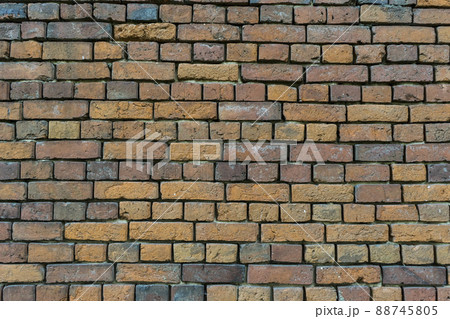 Old brown brick wall texture. Background of a old brick house. 88745805