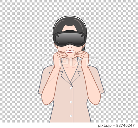 使用 VR 眼鏡的女性 88746247