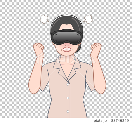 使用 VR 眼鏡的女性 88746249