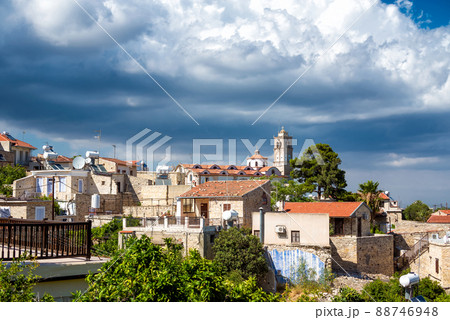 Lefkara village, Cyprus under stormy sky Lefkara village, Cyprus under stormy sky 88746948