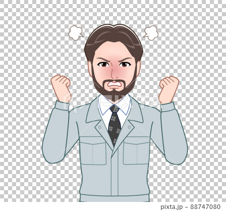 立派なひげを持った男性 立派なひげを持った男性 88747080