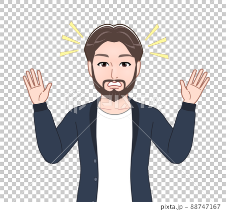 立派なひげを持った男性 立派なひげを持った男性 88747167
