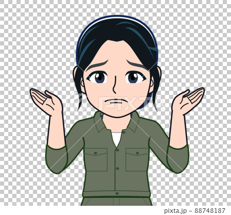 Young and energetic woman - Stock Illustration [88748187] - PIXTA