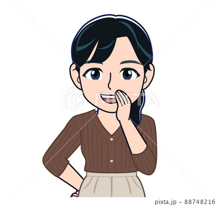 若くて元気な女性 88748216