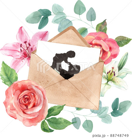 Love dad and father day watercolor 88748749