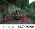 六甲山麓 大雨の痕跡 88749296