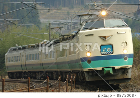 北陸本線　倶利伽羅－津幡　JR東日本　485系　T15編成（新潟）　北越 88750087