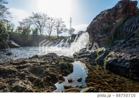 布橋十二ヶ滝（ぬのはしじゅうにがたき）／石川県小松市　西尾地区　2022年4月撮影 88750710