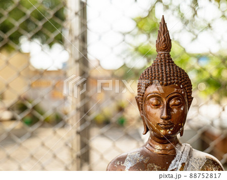 The Buddha image, photographed in the upper part, is revered in the Buddhist religion. There are stains from various ceremonies. according to the faith of the people The Buddha image, photographed in the upper part, is revered in the Buddhist religion. There are stains from various ceremonies. according to the faith of the people 88752817