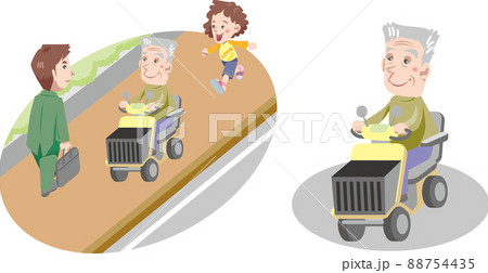 交通安全＜シニアカー・セニアカー（電動カート）と高齢者＞ 88754435