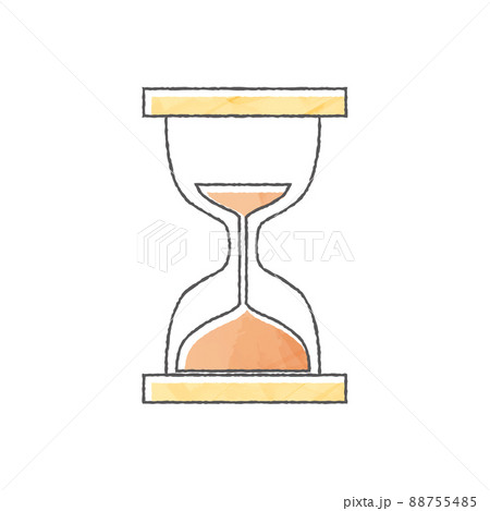 シンプルな砂時計 88755485