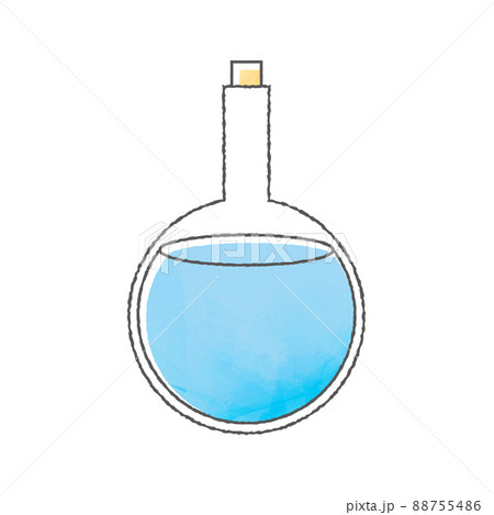 シンプルなフラスコ 88755486