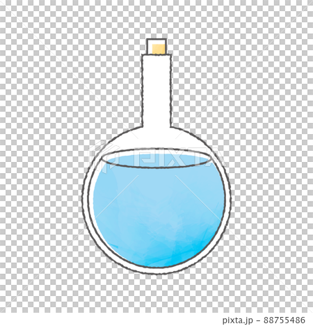 シンプルなフラスコ 88755486