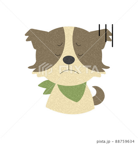 かわいいイヌの顔アイコン イラスト素材 残念のイラスト素材 かわいいイヌの顔アイコン イラスト素材 残念のイラスト素材