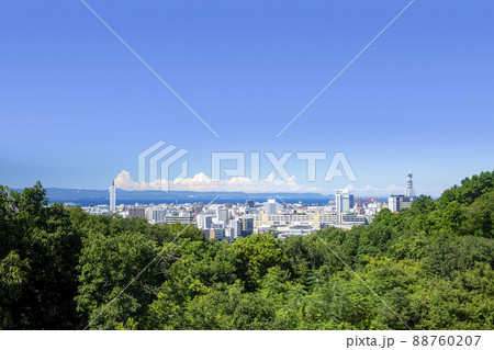 大分市街地と別府湾 大分市街地と別府湾 88760207