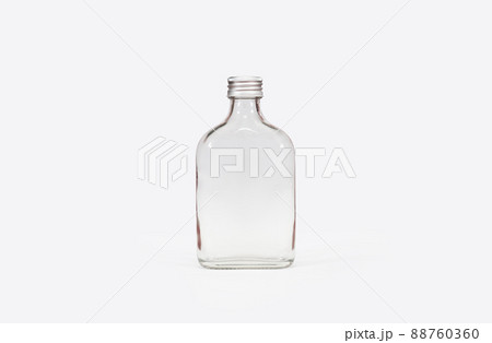 Isolated clear glass bottle white background with clipping path. Isolated clear glass bottle white background with clipping path. 88760360