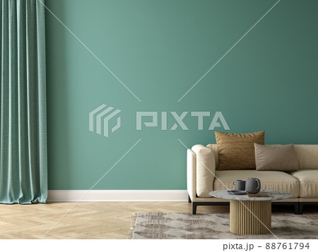 Modern style conceptual interior room 3d illustration Modern style conceptual interior room 3d illustration 88761794