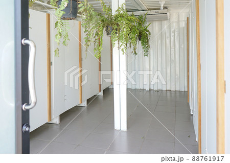 Applied Rest room - Toilet was made in old reused container. Applied Rest room - Toilet was made in old reused container. 88761917