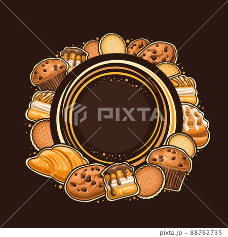 Vector frame for Pastry Vector frame for Pastry 88762735