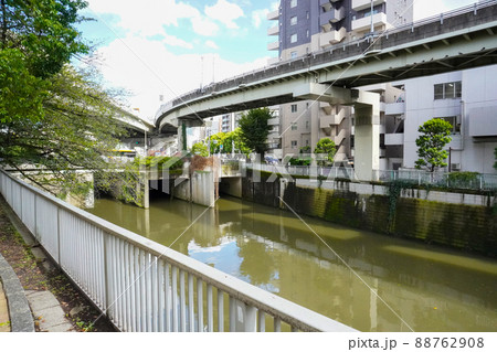 神田川と江戸川橋 神田川と江戸川橋 88762908
